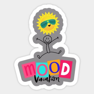 Mood vacation colection Sticker